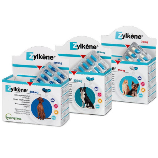 Vetoquinol Zylkene (Зилкене)  - препарат от стресса и беспокойства для кошек и собак