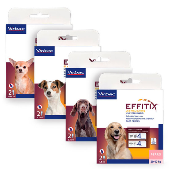 Virbac Effitix (Еффітікс) - комплексні краплі від бліх ті кліщів для собак
