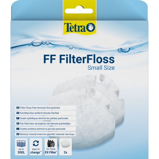 Tetra Filter Floss Small Size - наповнювач для зовнішнього фільтра EX 600-1000, вкладиш волокнистий