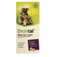Drontal (Дронтал) - таблетки для собак от глистов