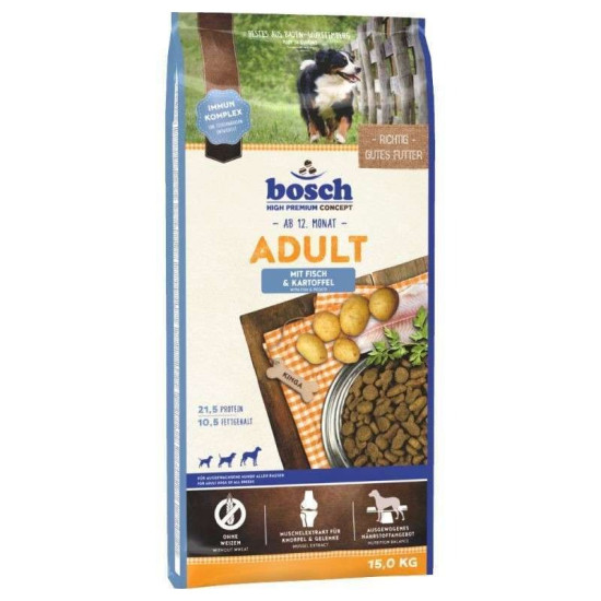 Bosch Adult Fish & Patato (Бош) - взрослые собаки, с рыбой