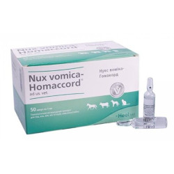 Нукс Воміка-Гомакорд (Heel Nux Vomica-Homaccord) - гомеопатичний препарат для нормалізації роботи шлунково-кишкового тракту