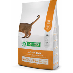 Nature's Protection Indoor Adult - дорослі домашні коти, з куркою