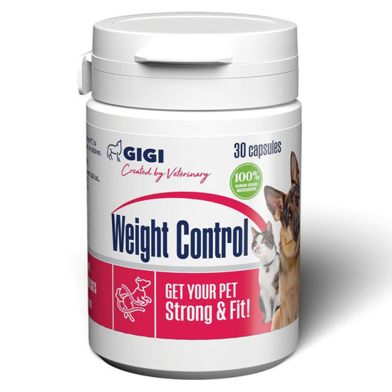 GiGi Weight control - добавка для собак и кошек для поддержания оптимального веса и повышения энергии
