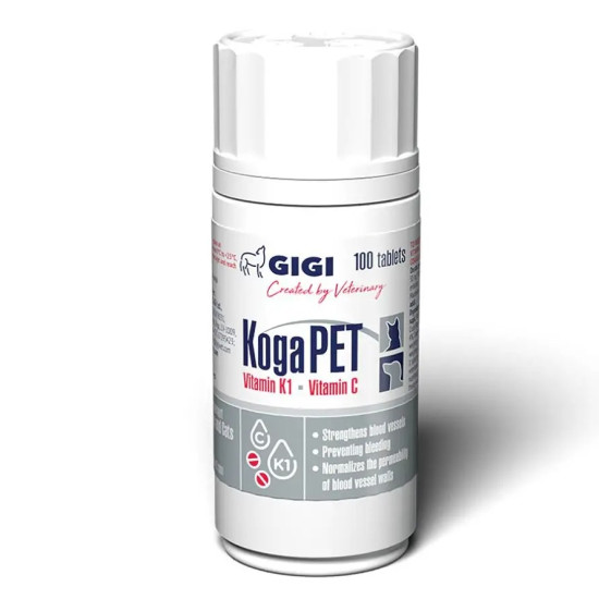 Gigi KogaPet (КогаПет) - вітамінний комплекс для підтримки фізіологічного рівня вітаміну К1 для собак та котів