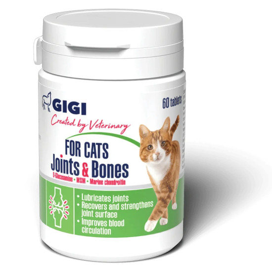 GiGi For Cats Strong Joints & Bones - добавка для здоровья костей и суставов у кошек