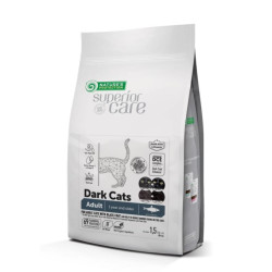 Nature's Protection Superior Care Dark Cats Adult Herring - дорослі коти з темною шерстю, з оселедцем