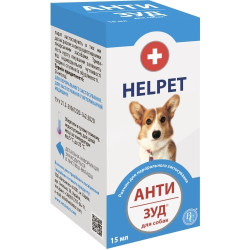 Helpet Анти зуд - препарат для лікування дерматиту, екзем, бактерійних ураженнях шкіри, для усунення свербежу у собак