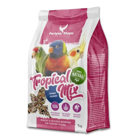 Перлина степу Tropical Mix - корм для середніх папуг