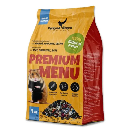 Перлина Степу Premium Menu - корм для хом'яків
