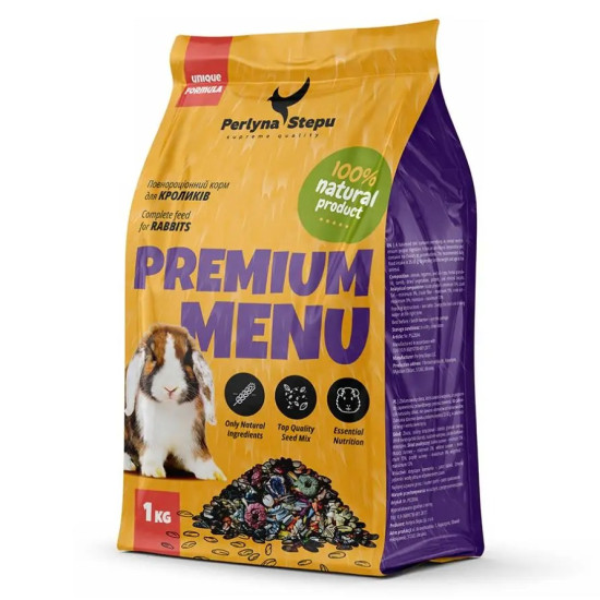 Перлина Степу Premium Menu - корм для кроликов