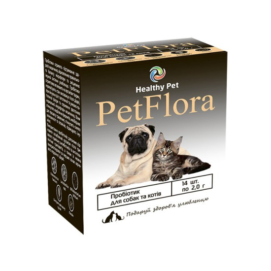 Healthy Pet PetFlora ПетФлора - кормова добавка із пробіотиком, 2 грами