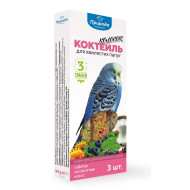 Природа Коктейль - ласощі для хвилястих папуг, колосок сафлор, лісова ягода, кокос