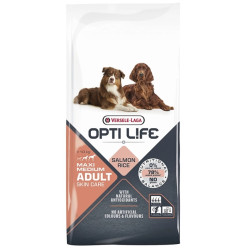 Versele-Laga Opti Life Adult Skin Care Medium & Maxi - дорослі собаки середніх і великих порід, підтримка шкіри і шерсті, з лососем