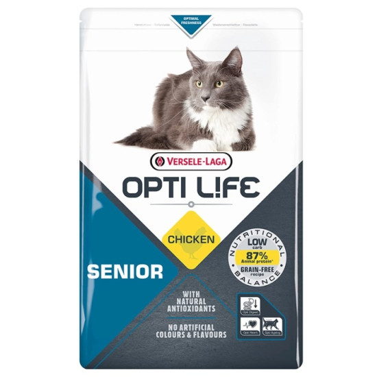 Versele-Laga Opti Life Senior - літні коти, з куркою