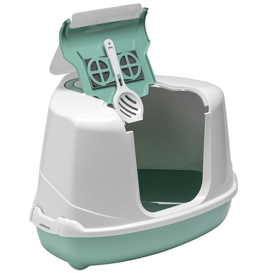 Moderna Flip Cat - туалет для кошек закрытый угловой