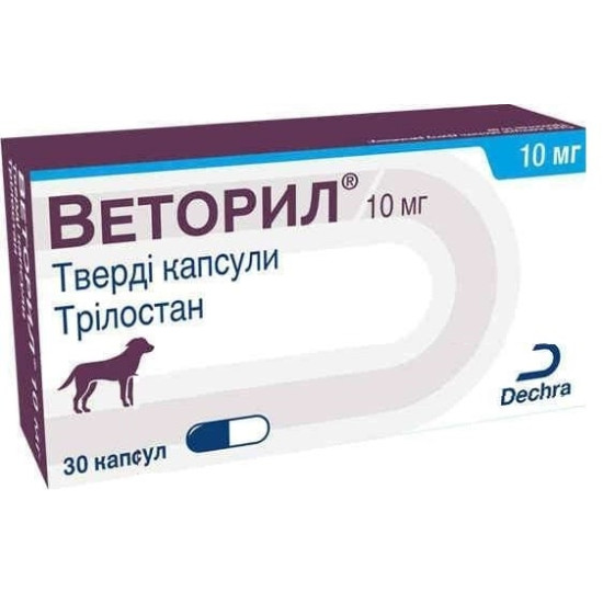 Веторил - препарат при синдромі Кушинга у собак