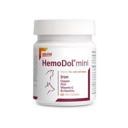 Dolfos HemoDol Mini (Долфос Гемодол Міні) - для поліпшення процесів кровотворення у котів та собак дрібних порід