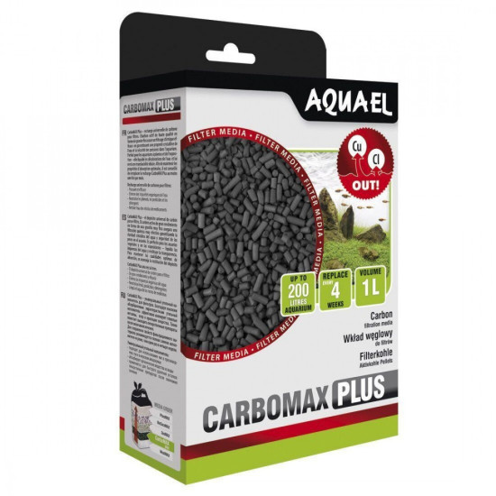 Aquael CarboMax Plus - наполнитель для фильтра, активированный уголь