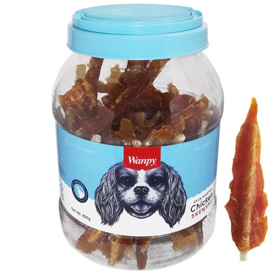 Wanpy Chicken Insert Rawhide - ласощі для собак, курячі рулети