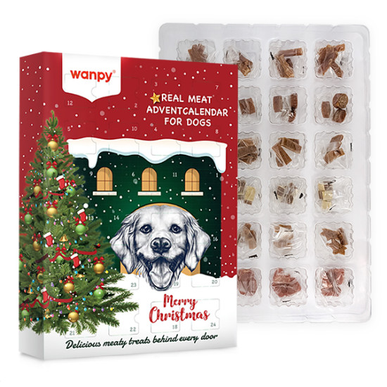Wanpy Advent Calendar For Dogs - ласощі для собак, адвент календар