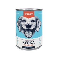 Wanpy Chicken & Liver Pate - консервований корм для собак, з куркою та печінкою, паштет