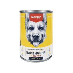 Wanpy Beef Pate - консервований корм для собак, з яловичиною, паштет