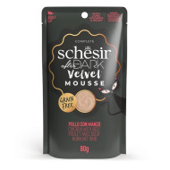 Schesir After Dark Chicken With Beef - консервований корм для котів, з куркою та яловичиною, мус