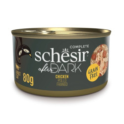 Schesir After Dark Chicken - консервований корм для котів, з куркою, шматочки в соусі
