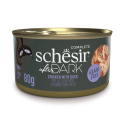 Schesir After Dark Chicken With Duck - консервований корм для котів, з куркою та качкою, шматочки в соусі