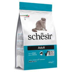Schesir Cat Adult Adult Fish - дорослі коти, з рибою