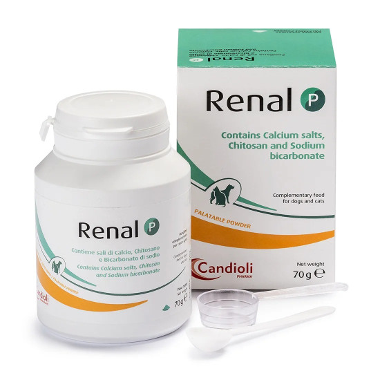 Candioli Renal P (Ренал P) - препарат для здоров'я сечовивідних шляхів у котів і собак, порошок