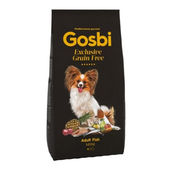 Gosbi Exclusive Grain Free Adult Fish Mini (Госби Эксклюзив) - взрослые собаки мелких пород, с лососем