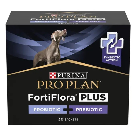 Pro Plan Veterinary Diets FortiFlora Plus (Про План ФортиФлора Плюс) - кормовая добавка для собак с пробиотиком, 1,5 грамма
