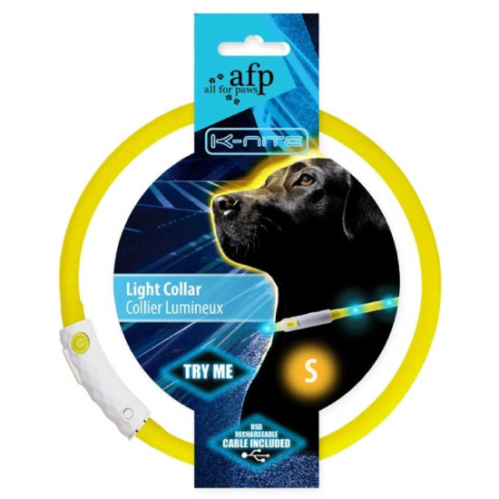 AFP Light Collar - светящийся ошейник, оранжевый