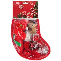 AFP Happy Holidays - игрушка для кошек, набор праздничных игрушек в носке