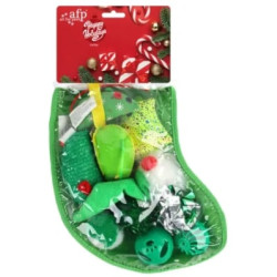 AFP Happy Holidays - игрушка для кошек, набор праздничных игрушек в носке