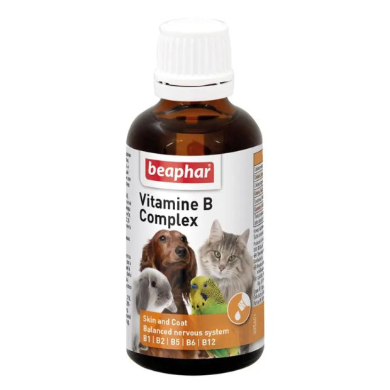 Beaphar Vitamine B Complex - витамины для собак, котов, птиц и грызунов