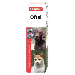 Beaphar Oftal - средство для очищения глаз и удаления слезных пятен