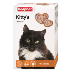 Beaphar Kitty's + Protein - витаминизированное лакомство для кошек с протеином и рыбой