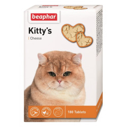Beaphar Kitty's + Cheese - витаминизированное лакомство для кошек, с сыром