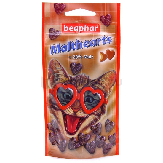 Beaphar Malthearts - ласощі для виведення шерсті у котів