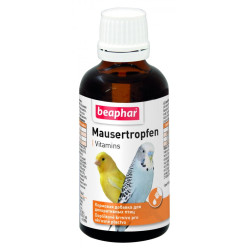 Beaphar Mausertropfen - витамины для улучшения яркости цвета перьев птиц