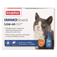 Beaphar IMMO Shield - капли от блох и клещей для кошек