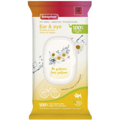Beaphar Pet Wipes Ear & Eye - салфетки для ухода за ушами и глазами