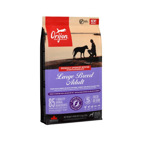 Orijen Adult Large Breed (Оріджен) - дорослі собаки великих порід, з куркою, оселедцем та індичкою