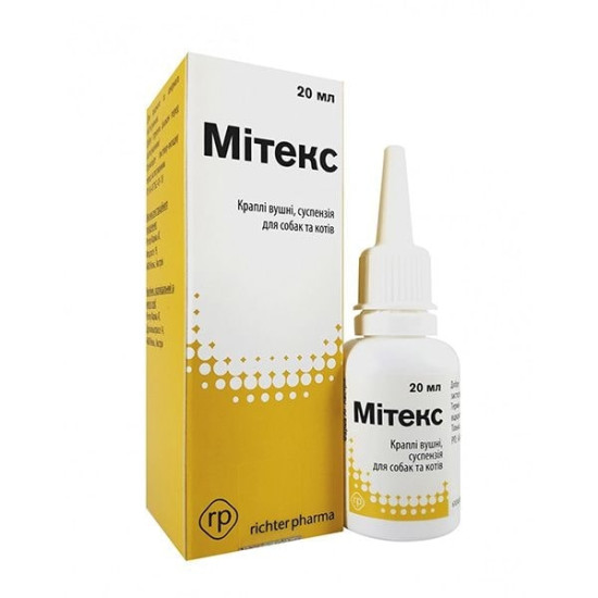 Митекс - препарат для лечения отитов