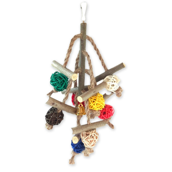 Zelena Zoo - іграшка для птахів підвісна, Восьминіг