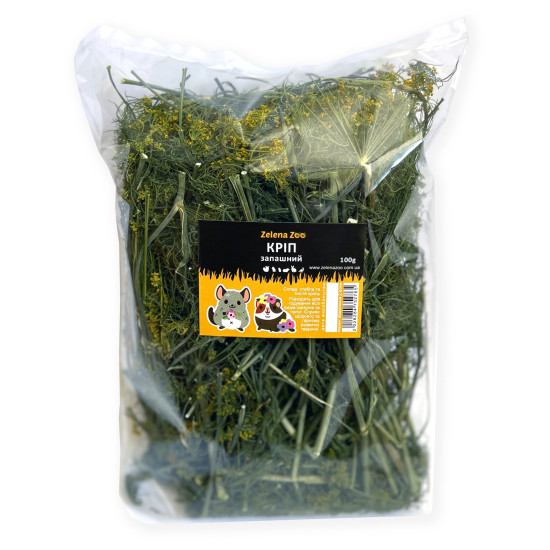 Zelena Zoo - лакомство для грызунов, Зеленый Рацион Укроп