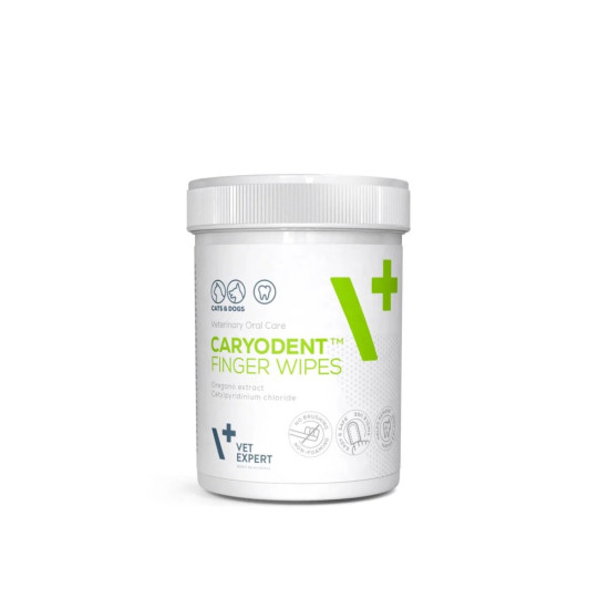 VetExpert Caryodent Finger Wipes (Каріодент) - серветки для чистки зубів